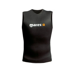 Майка-утеплитель гидрокостюма для подводной охоты MARES SF BLACK, 2мм, с открытой порой внутри, цв.черный