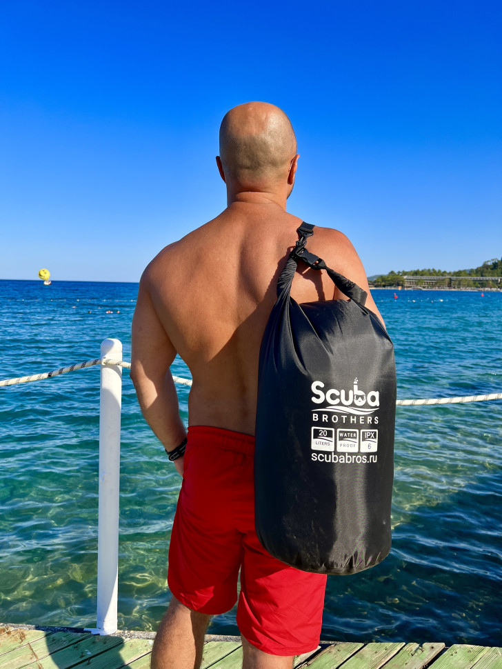 Гермомешок SCUBA BROTHERS BLACK WAVE