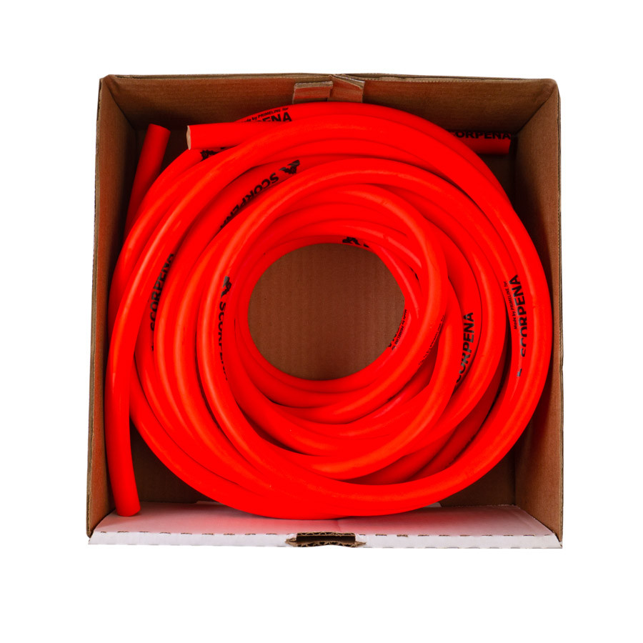 Тяга d18мм Scorpena RED, 15 метров в кор., двухкомпонентная, латексная,  