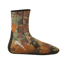 Носки MARES CAMO, 3мм, с открытой порой внутри, цв.зеленый камуфляж