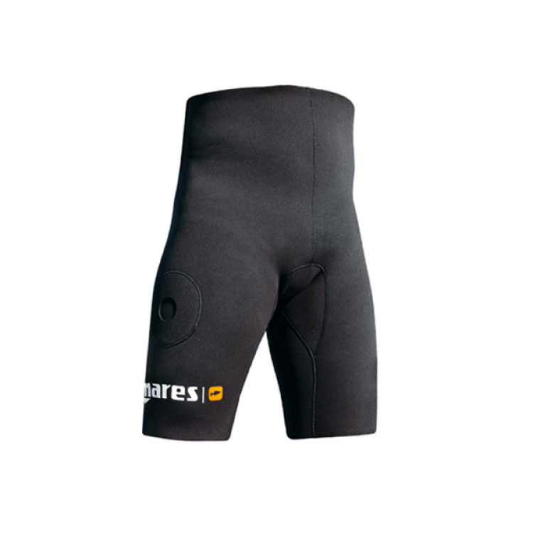 Шорты-утеплитель для подводной охоты MARES SF BLACK, 2мм, с открытой порой внутри, цв.черный