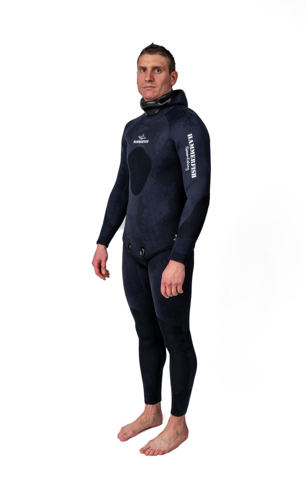 Гидрокостюм 9 мм HAMMERFISH STRONG BLACK/ОТКРЫТАЯ ПОРА длинные штаны