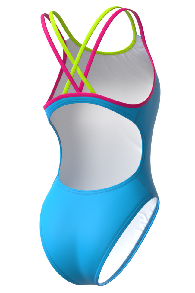 Юниорский купальник спортивный антихлор Crossback Junior PBT