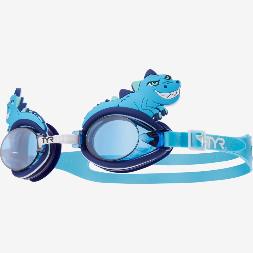 Очки для плавания детские TYR Charactyrs Dino Destroyer
