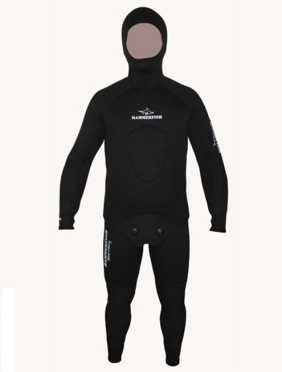 Гидрокостюм для подводной охоты 3мм AQUASTREICH HAMMERFISH BLACK /ОТКРЫТАЯ ПОРА длинные штаны