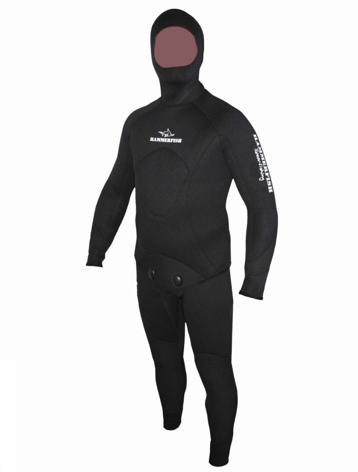 Гидрокостюм для подводной охоты 3мм AQUASTREICH HAMMERFISH BLACK /ОТКРЫТАЯ ПОРА длинные штаны