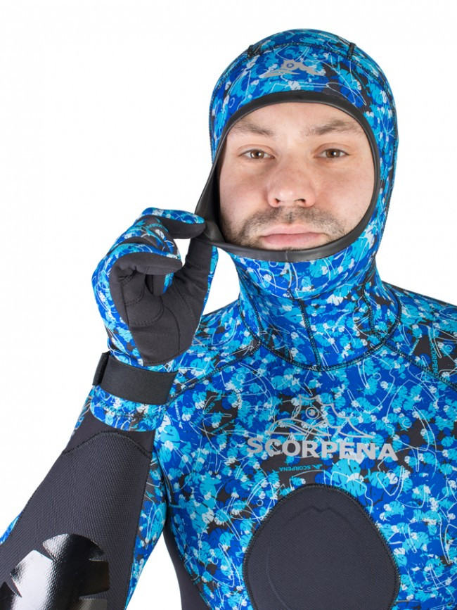 Гидрокостюм Scorpena C3 - 3 мм BLUE Camo