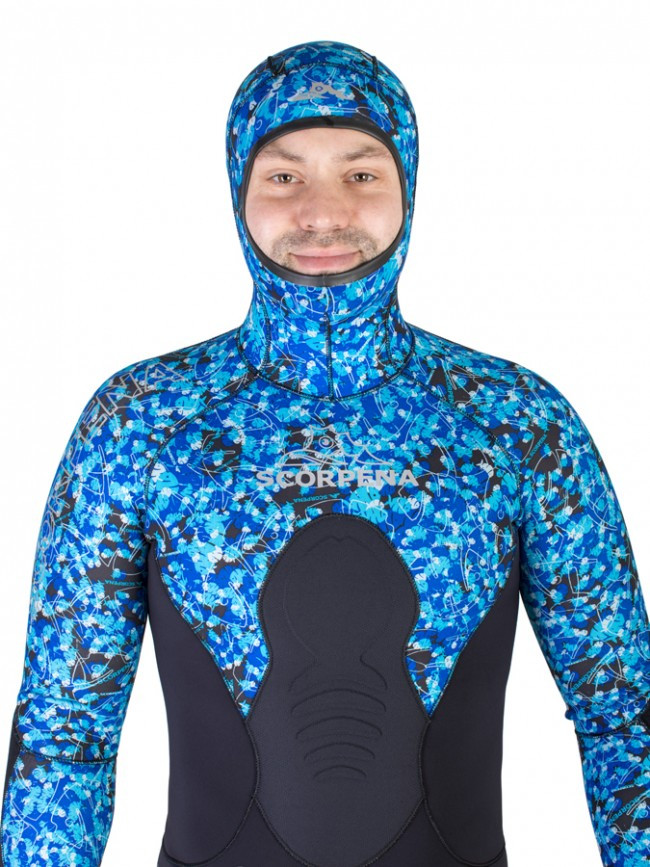 Гидрокостюм Scorpena C3 - 3 мм BLUE Camo