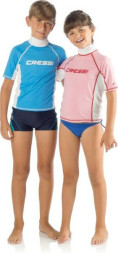 Футболка из лайкры с коротким рукавом RASH GUARD детская Cressi