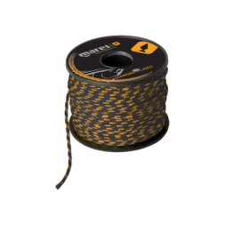 Линь Mares Dyneema 1,5 мм Diamond 180 кг черно-оранжевый