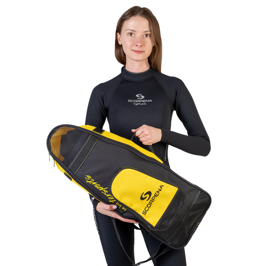 Рюкзачок Scorpena Watersports для ласт/маски/трубки, жёлт.