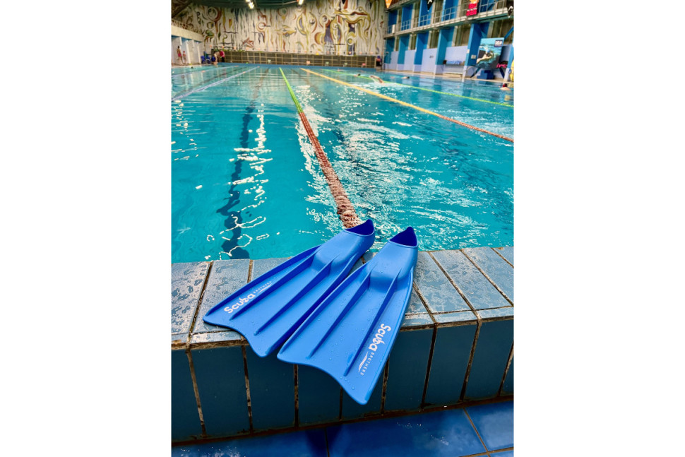 Силиконовые ласты SCUBA BROTHERS FREE TRAINING BLUE