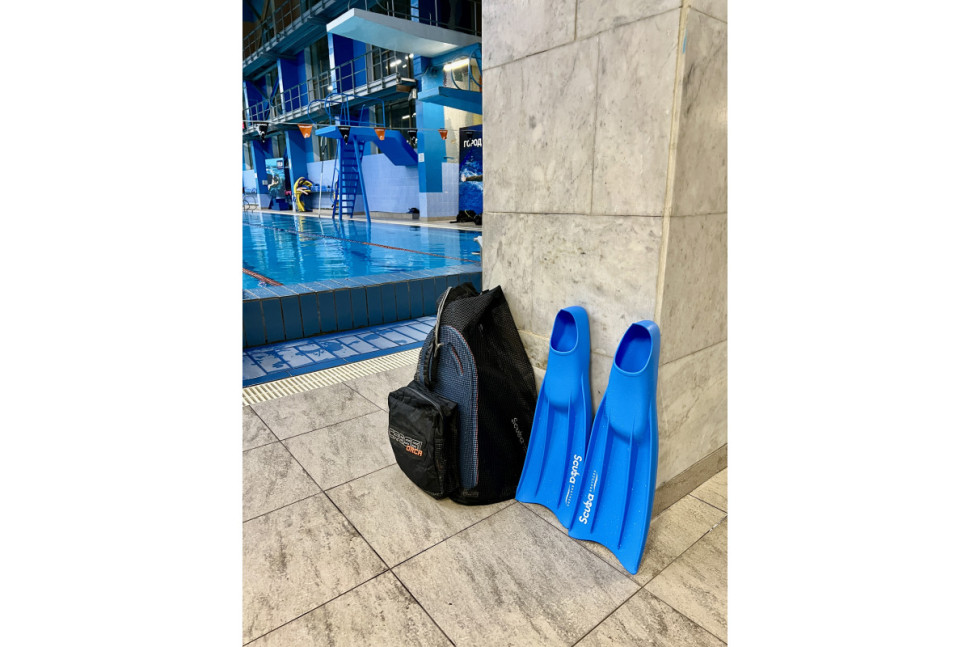 Силиконовые ласты SCUBA BROTHERS FREE TRAINING BLUE