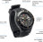 Часы Cressi MANTA WATCH 100m BLACK ORANGE