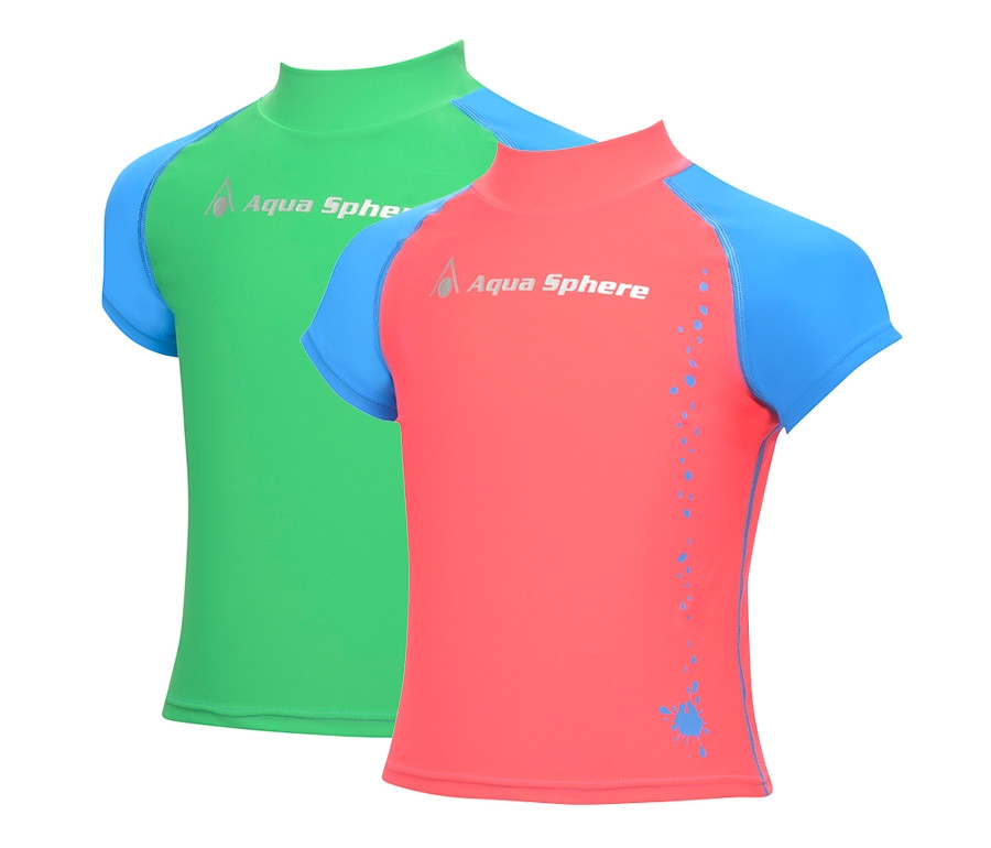 Майка детская, короткий рукав аквалайт RASH GUARD