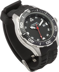 Часы Cressi MANTA WATCH 100m BLACK BLACK SILVER CASE