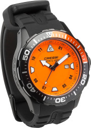 Часы Cressi MANTA WATCH 100m BLACK BLACK ORANGE