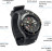 Часы Cressi MANTA WATCH 100m BLACK BLACK- BLACK CASE