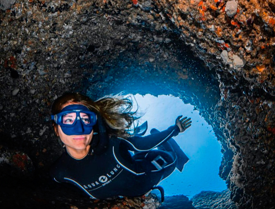 Маска для фридайвинга и плавания SPHERA X Aqua Lung