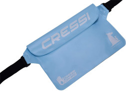 Сумка поясная CRESSI герметичная KANGAROO DRY POUCH светло-голубой, Cressi